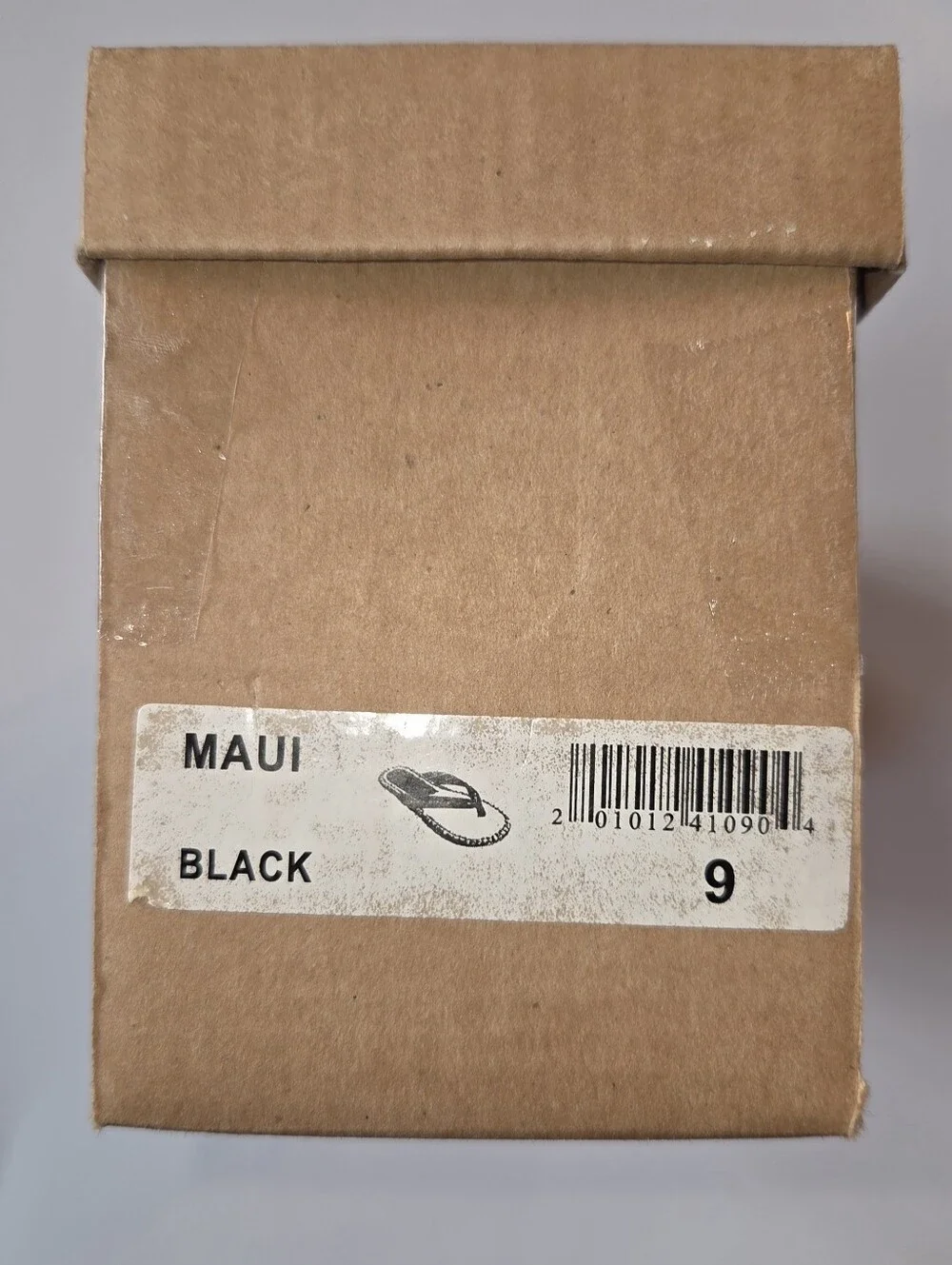 SBICCA of California Maui Sandals Rhinestone Flip Flops In Box